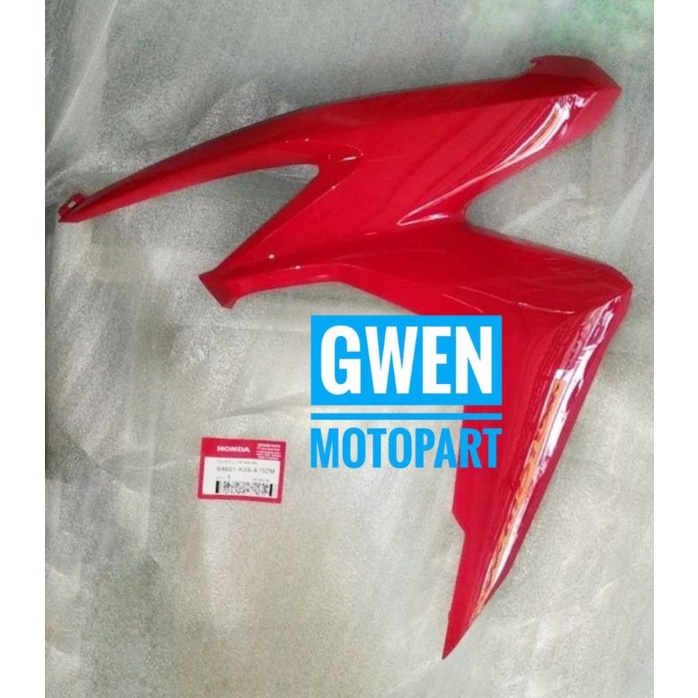 Cover Front Dek Sayap Samping Depan Vario 125 Esp K60R Win Red Merah Kilap Terang Ferari Glossy 6450