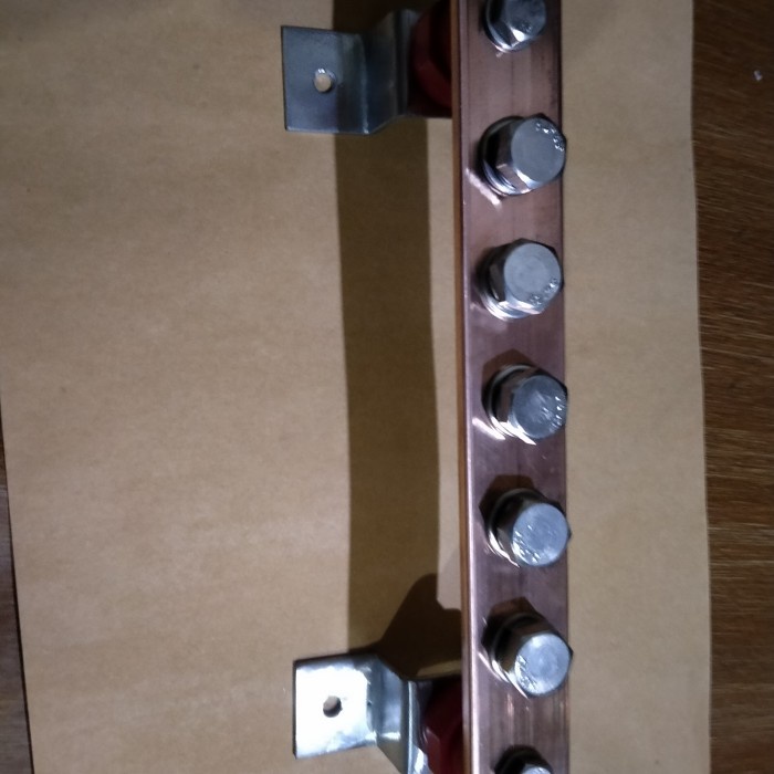 Insu Busbar Plat Tembaga Grounding Panel 250 X 30 X 6Mm