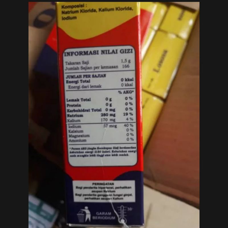 LOSOSA 250 GRAM - Garam Sehat untuk Masak - Garam Rendah Natrium - Garam Rendah Sodium - Mencegah dan Mengendalikan Hipertensi