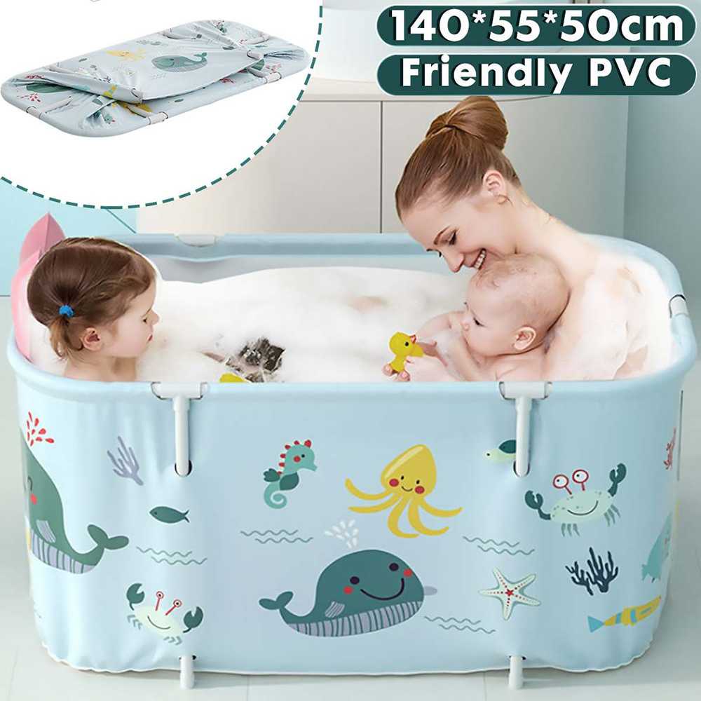 Xueqin SPA Bathtub Lipat Portable Adult Folding Bath 140x55x50cm 18403 ( Mughnii )