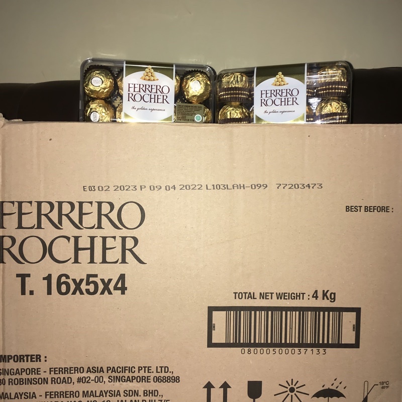 Jual Ferrero Rocher T16 200gr Cokelat Ferrero Rocher Isi 16 HALAL
