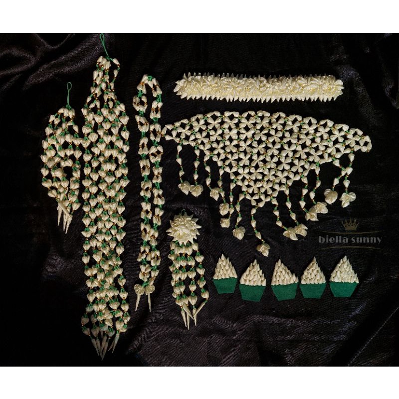 set melati  imitasi alusan sunda putri / set mlati solo putri / set mlati tibododo