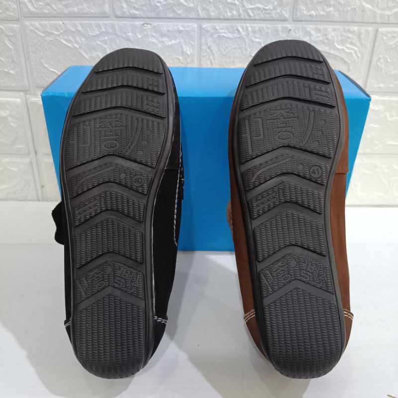 Sepatu Kulit Slip On Merk Diego model kulit balik