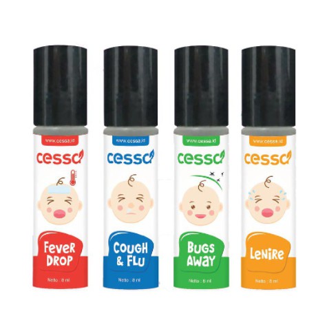 Cessa Baby (0-2 tahun) Fever Drop , Cough n Flu , Lenire , Bugs Away dan Immune Booster