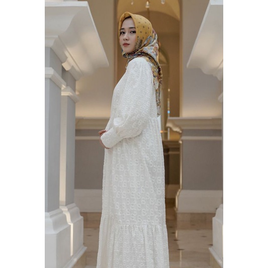Preloved Benang jarum buttonscarves Amina Dress by Benang Jarum