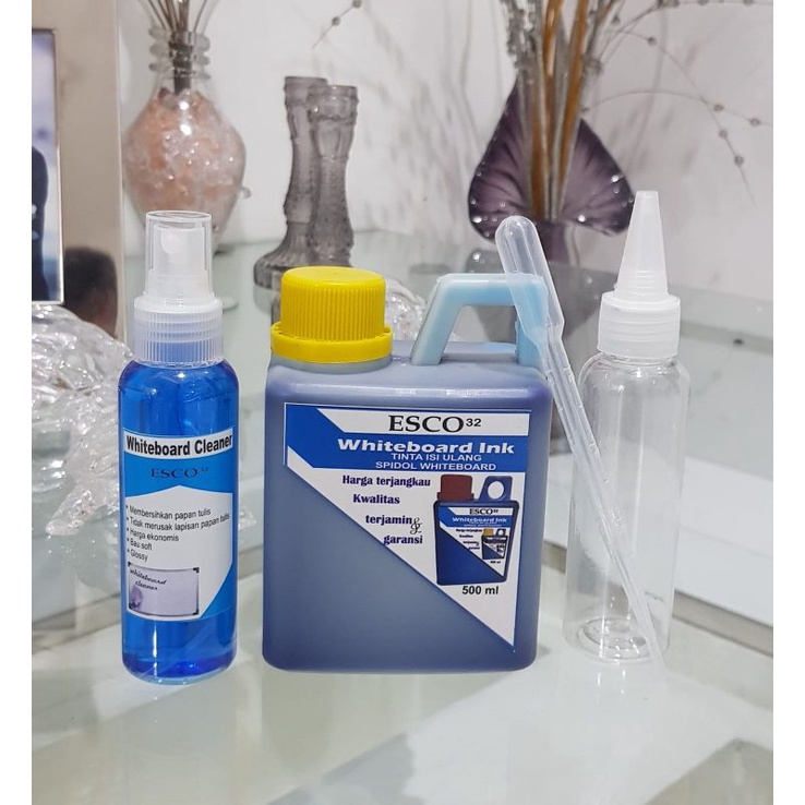 

Tinta papan tulis whiteboard biru 500ml