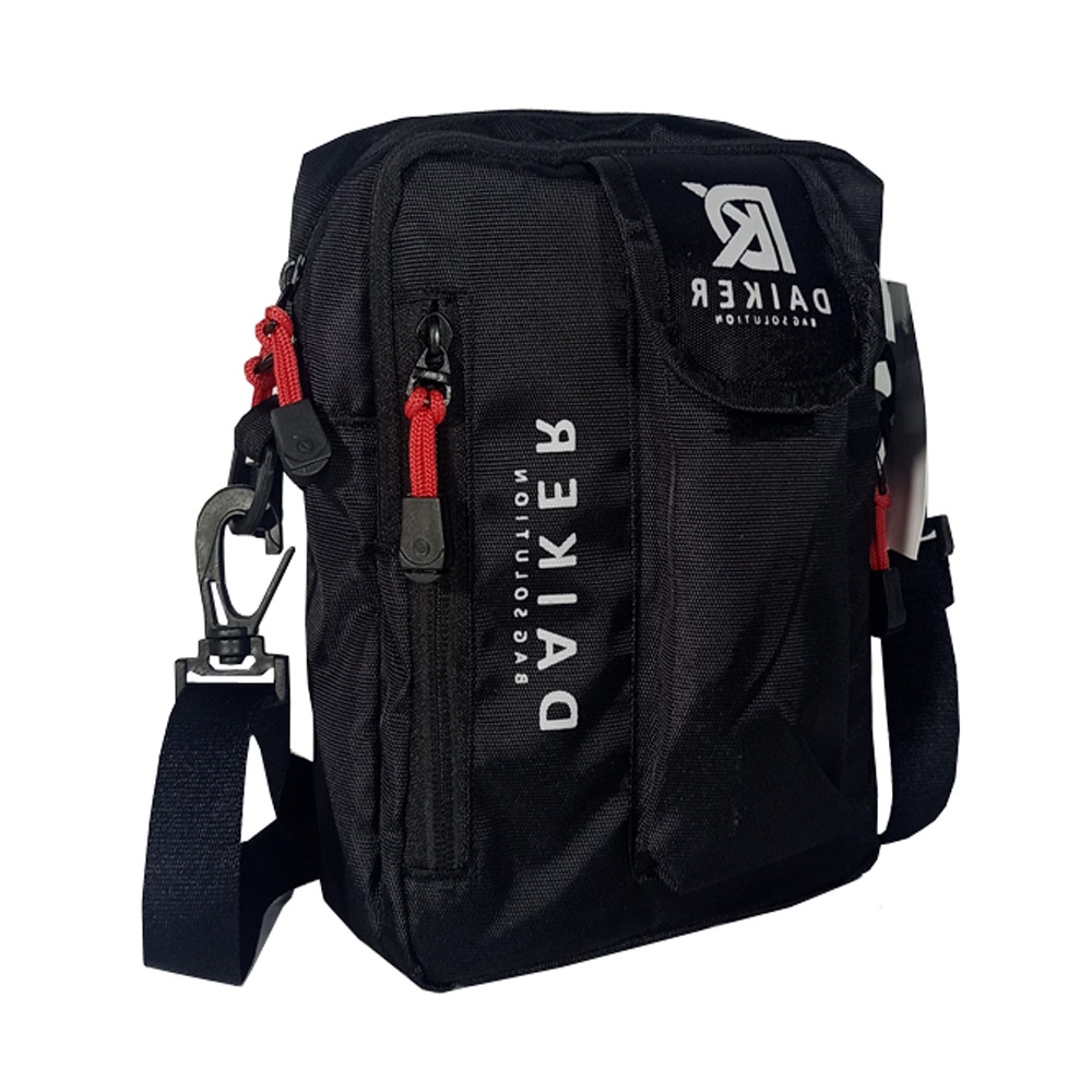 Tas Selempang Pria / Slingbag Slot Organizer DaikeR-ATSling bag / Riverwave BlacK And Blue