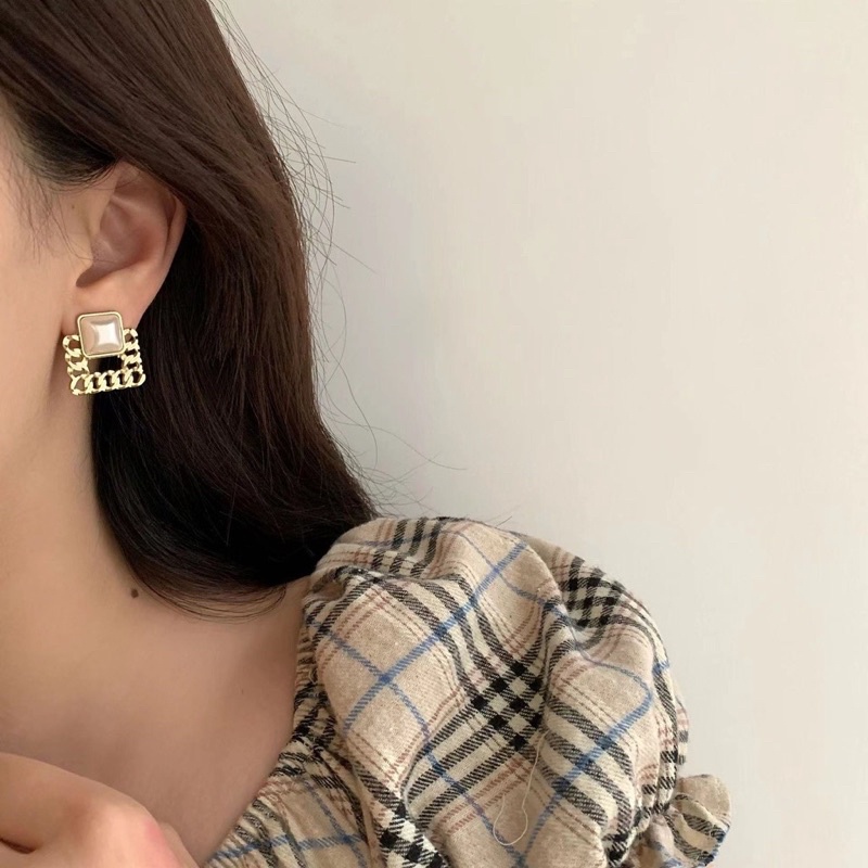 ISANUR97 | Anting Tusuk KOREA Wanita Model Berlian Blink Blink Anti Karat Impor Murah