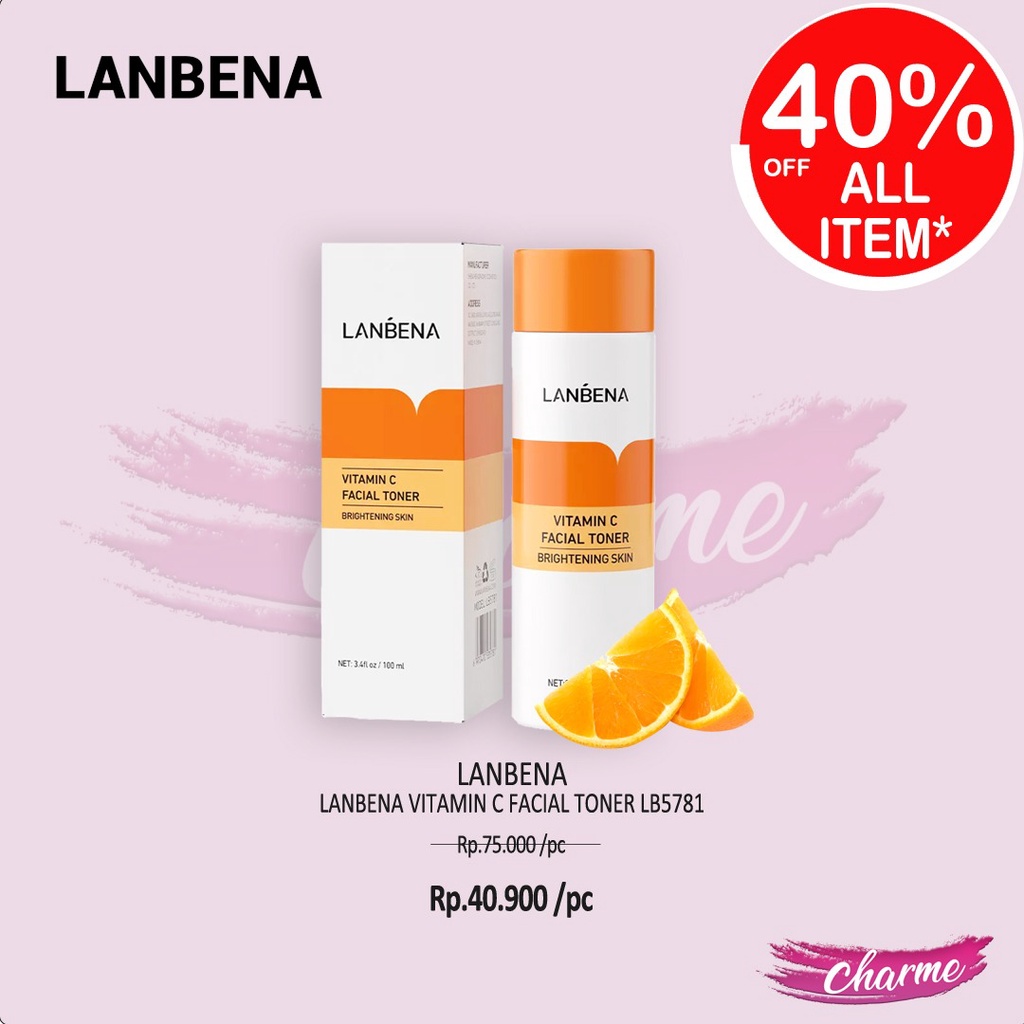 LANBENA VITAMIN C FACIAL CLEANSER SERUM/TONER/SCRUB/ CREAM LB5583 LB5705 LB8652