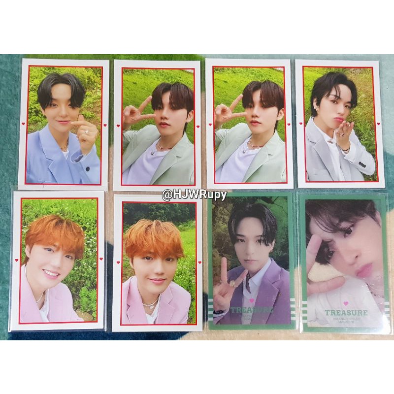 random photocard RPC magazine 2nd anniversary treasure jihoon junkyu jaehyuk doyoung pob weverse asa