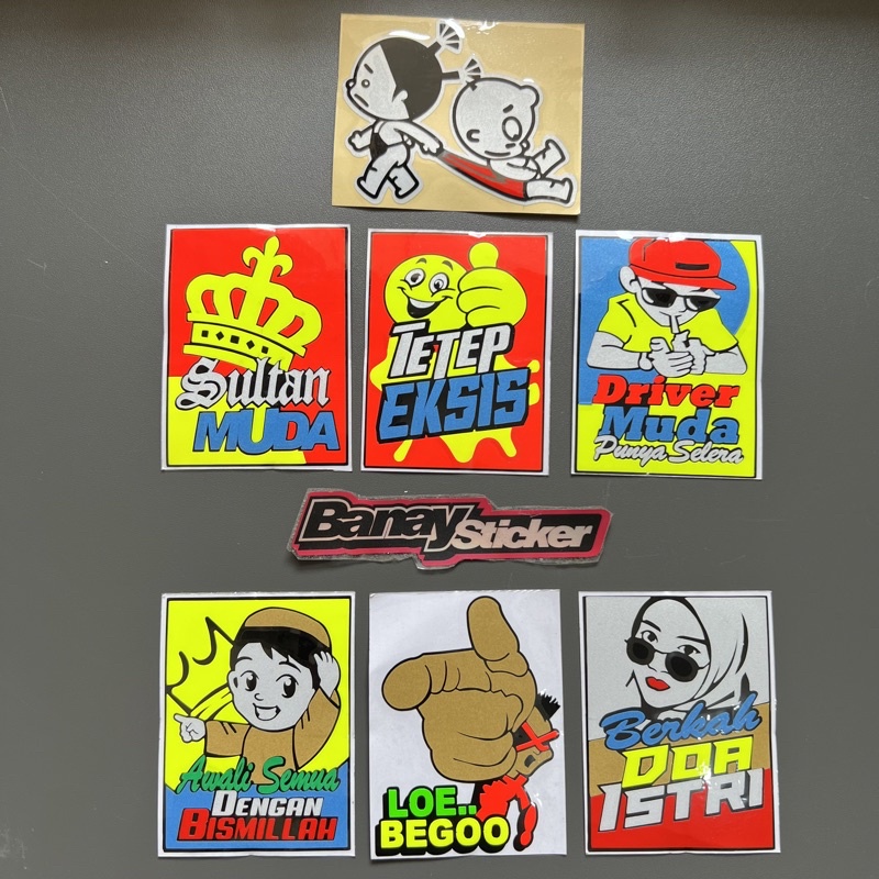 STICKER Stiker BERKAH DOA ISTRI DRIVER MUDA SULTAN MUDA Cutting