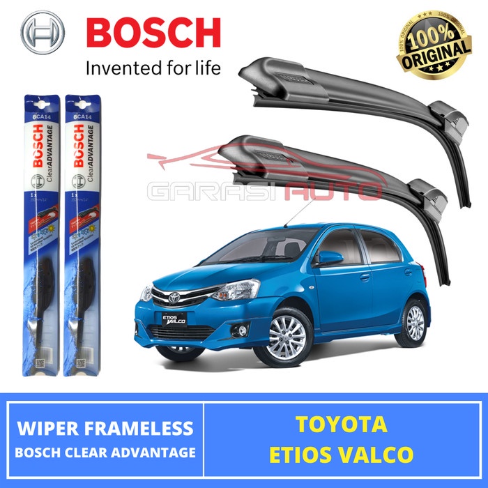 Wiper Wiper Etios Valco Original Bosch Clear Advantage Karet Frameless 26"