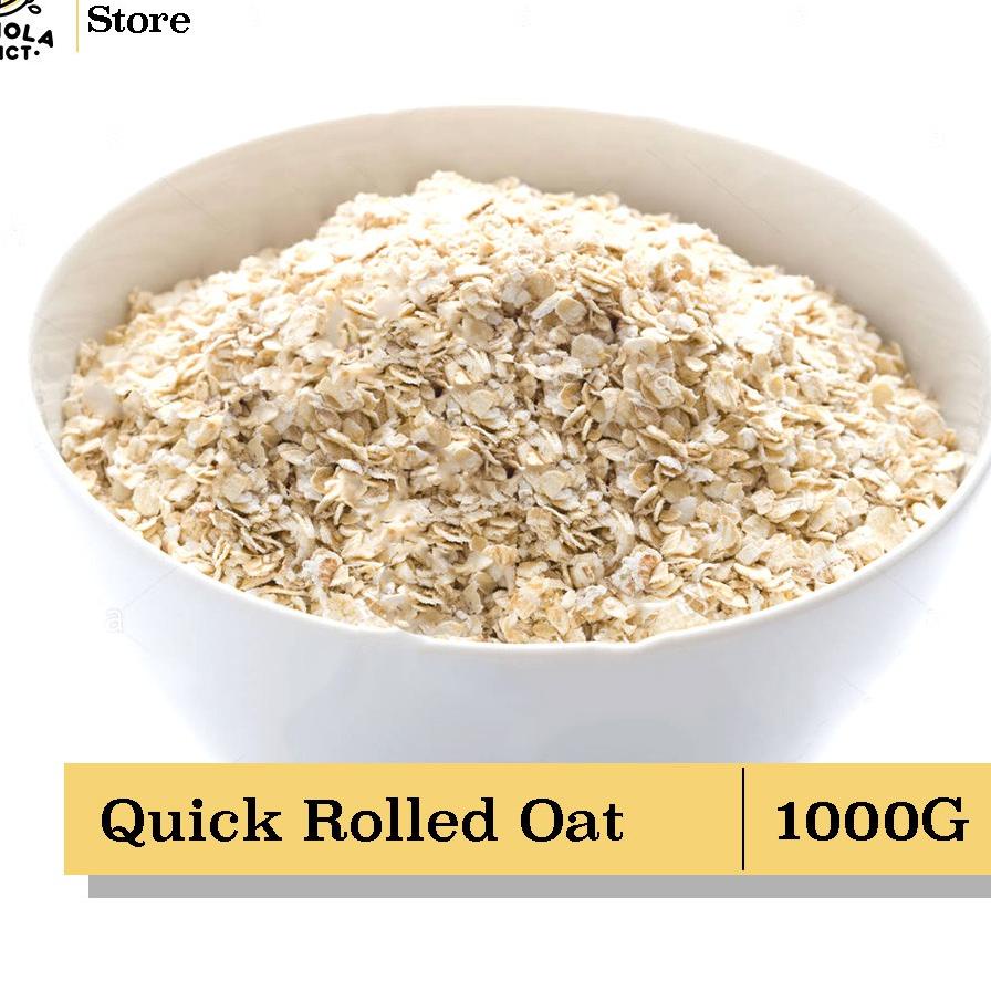 

(PROMO AL950) Granola Addict - Quick Rolled Oat / Gandum Instant 1KG ✣
