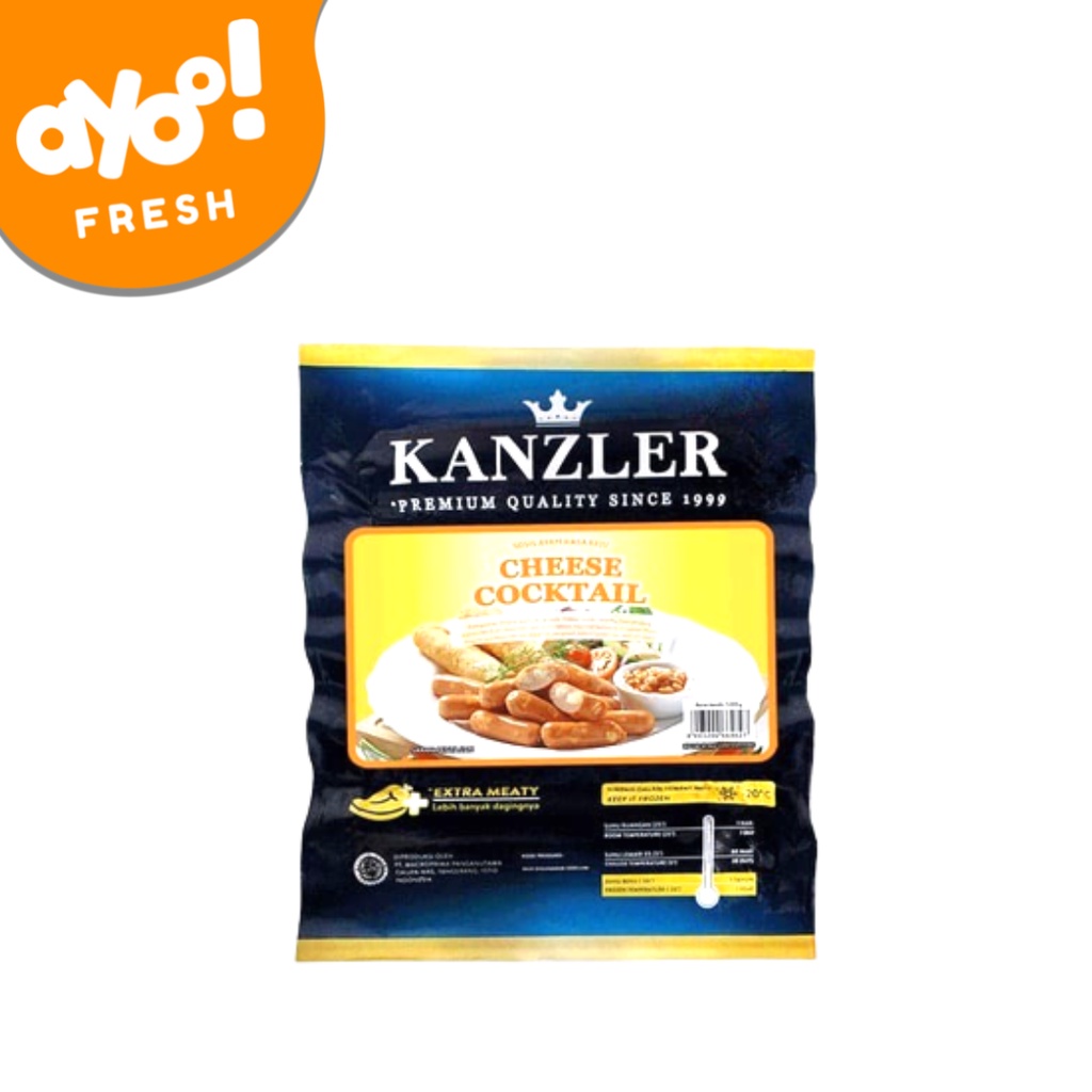 

Kanzler Sosis Cheese Cocktail 500 g Pack