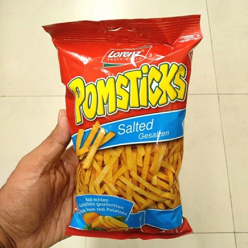 

Lorenz Pomsticks Salted Gesalzen Snacks 100 gr | Snack Potato Stick