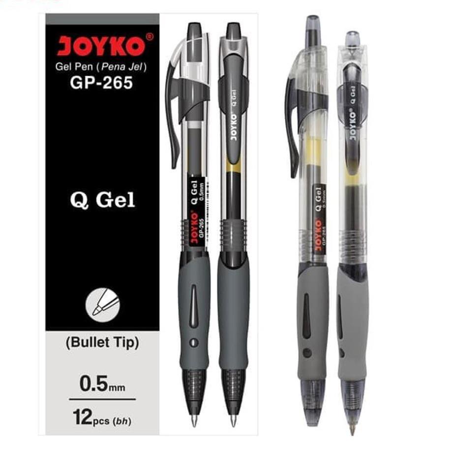 

⁑Ready [D] Pulpen Joyko Gel Cetek Q Gel G P-265 (1pak -12pcs) 71 ➱