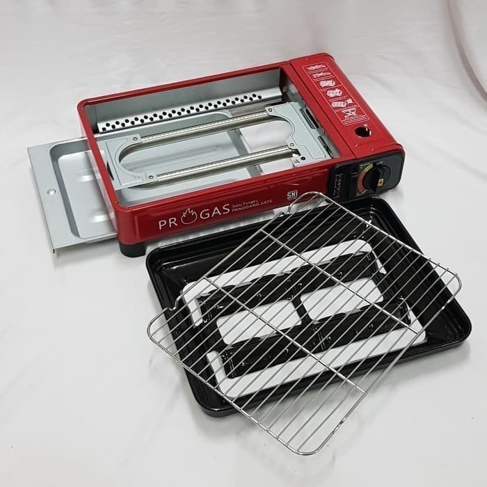 Portable SATAI Gas Stove PROGAS - Kompor Sate 1 Tungku