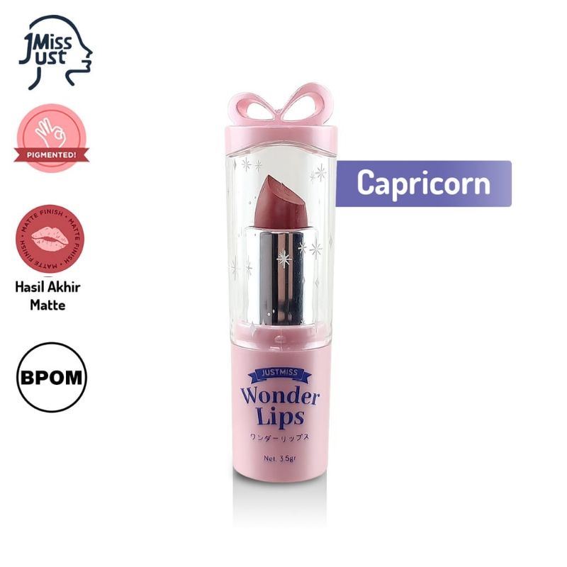 Justmiss Lipstik Wonder Zodiak / Just Miss Lipstik