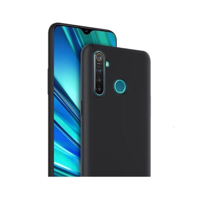 Realme 6 / Realme 6 Pro Cover Softcase Black Matte Macaron List Silikon Soft case