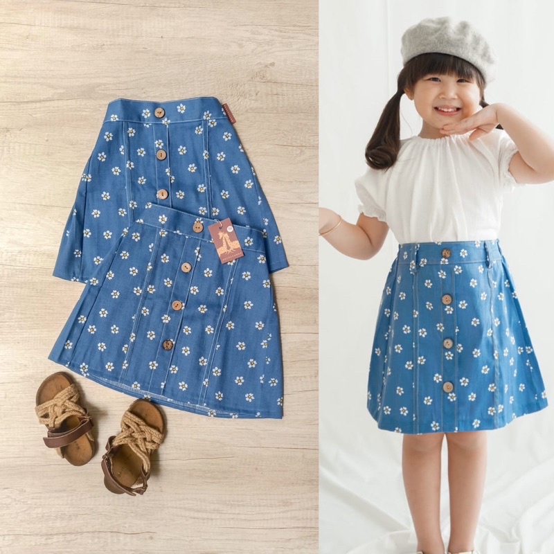 Andreanna Denim Skirt 1-5thn / Rok Anak