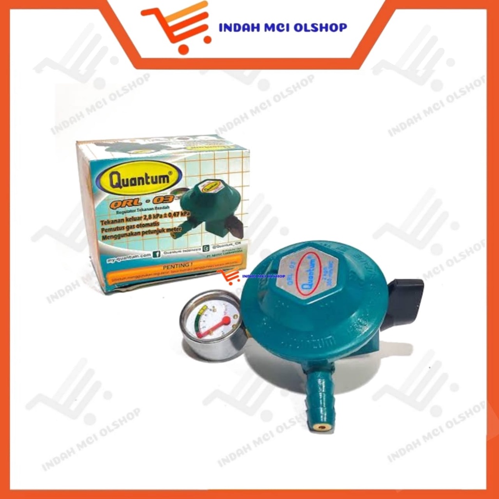 REGULATOR GAS / KEPALA GAS METER QUANTUM