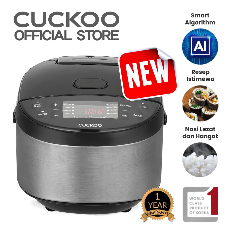 Jual CUCKOO Digital Rice Cooker 1 Liter CR0680F No.1 in Korea Shopee