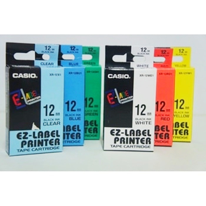 

Stiker Casio Label Printer Xr 12 Mm