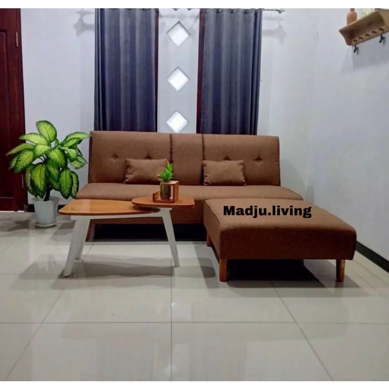 sofa sudut santai / sofa tv free ongkir