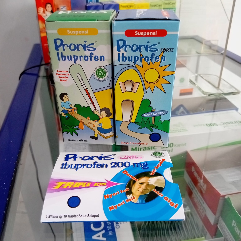 PRORIS TABLET, PRORIS SIRUP, & PRORIS SUPPOS