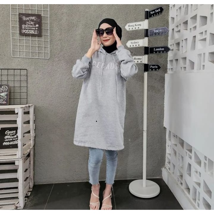 Sweater Wanita Grosir Berkualitas-Because bordier long