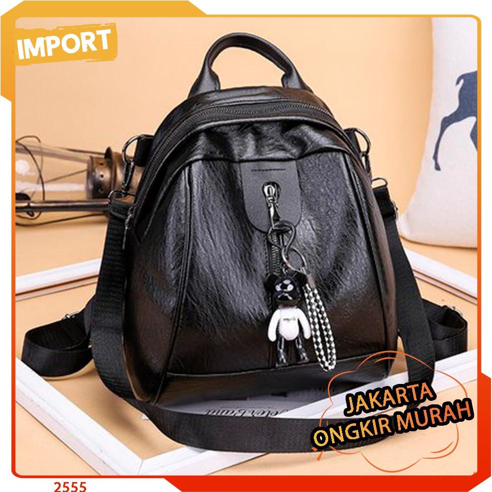 JAKARTA B 2555 / D 1676 / A 7032 / E 7224 / G 1810 TAS RANSEL IMPORT BISA SELEMPANG GANTUNGAN