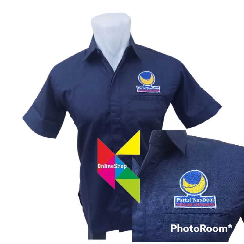 kemeja Partai Nasdem Seragam Partai Nasdem Baju Partai Nasdem