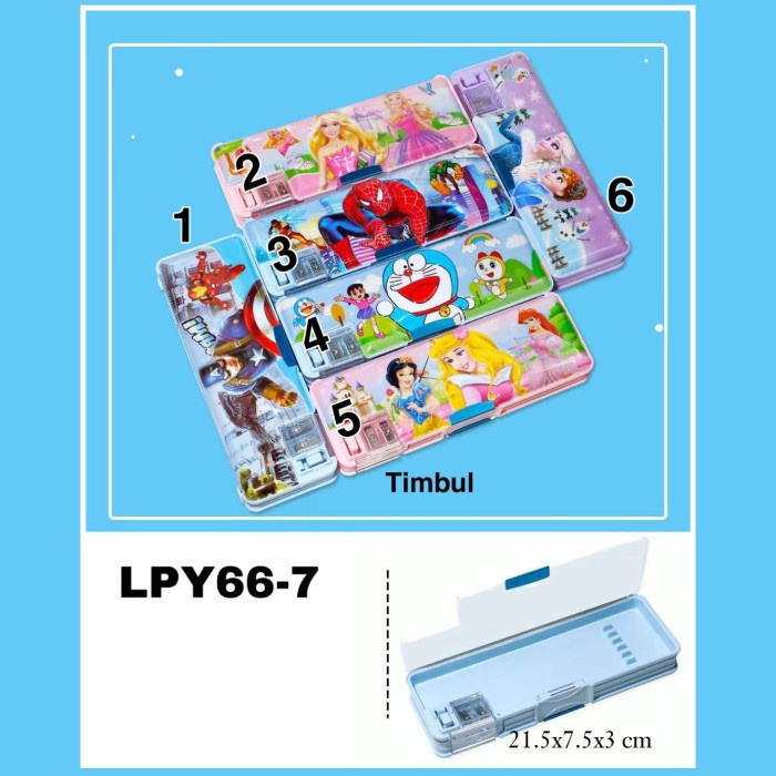 

PRO Kotak Pensil Magnet 7.5x21.5 Timbul Tipe A/Tempat Pensil/Tepak - LPY66 7, Bebas