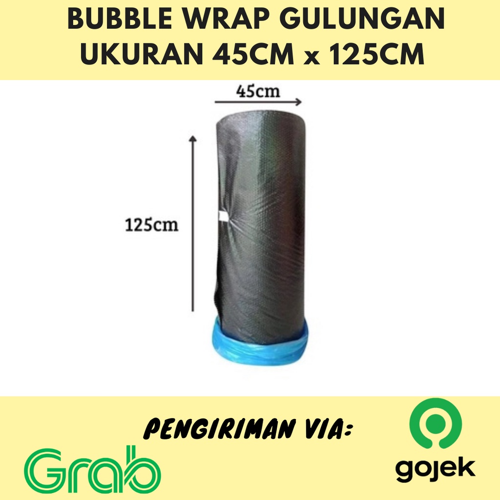 

Bubble Wrap Roll Hitam 3Kg Gulungan Perpotong (Via ekspedisi gosend/grab)