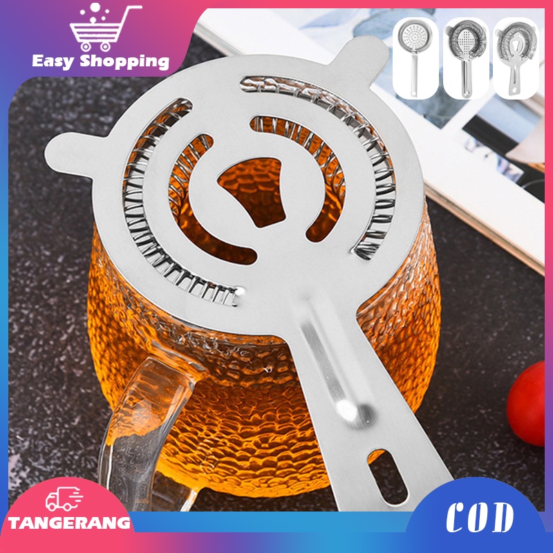 Bar Strainer stainless Bartender Ice Stopper Cocktail shaker bar set