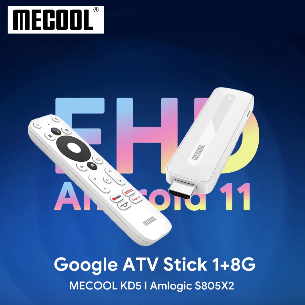 Android TV Stick FHD 1080P - Android 11 Google Certified - MECOOL KD5