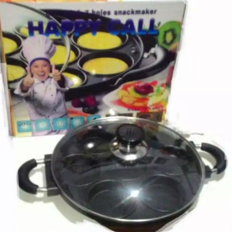 TREND TERKINI aneka cetakan kue Happy call pukis cetakan 7 datar cetakan 8 lubang cetakan kue anti l