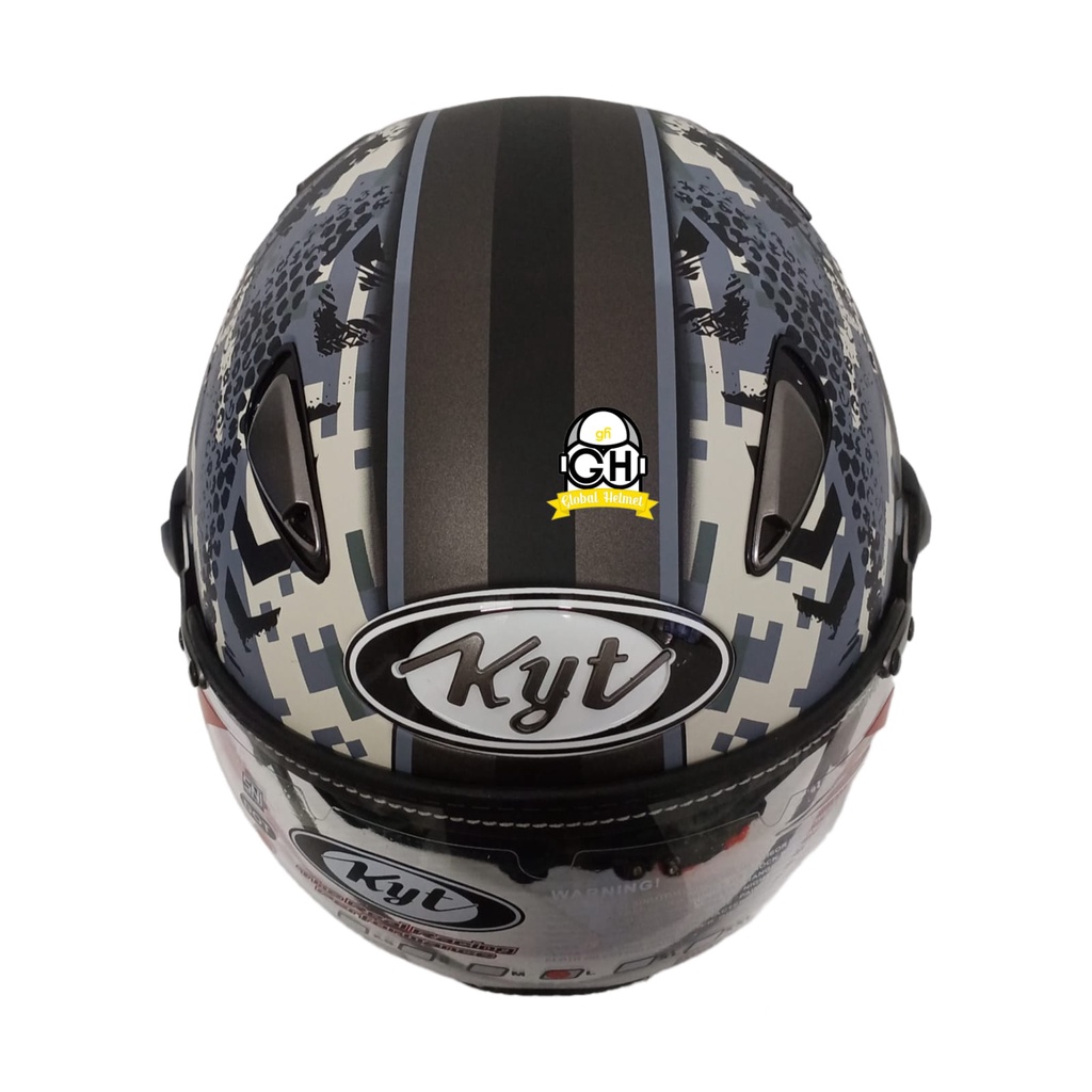 Helm KYT ELSICO motif #6 grey matt | black