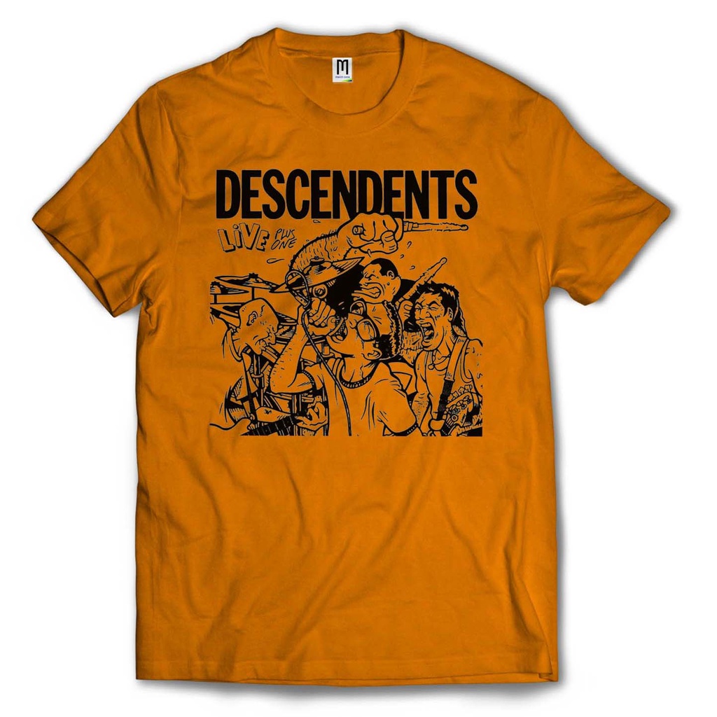 Tshirt band DESCENDENTS / tag merchcons - Orange
