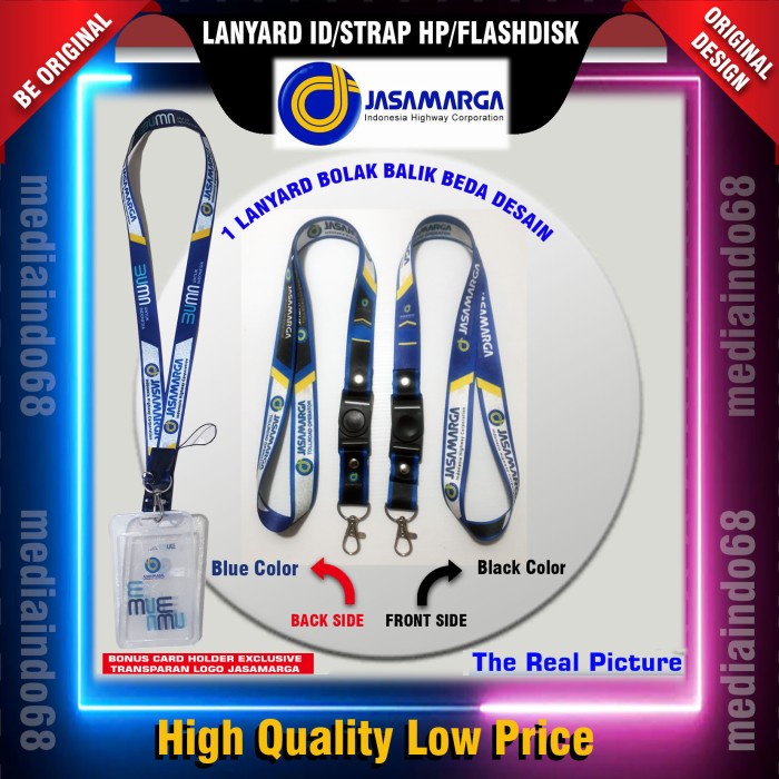 

EKSLUSIF LANYARD ID CARD-STRAP HP-FLASHDISK-JASAMARGA Code 4961