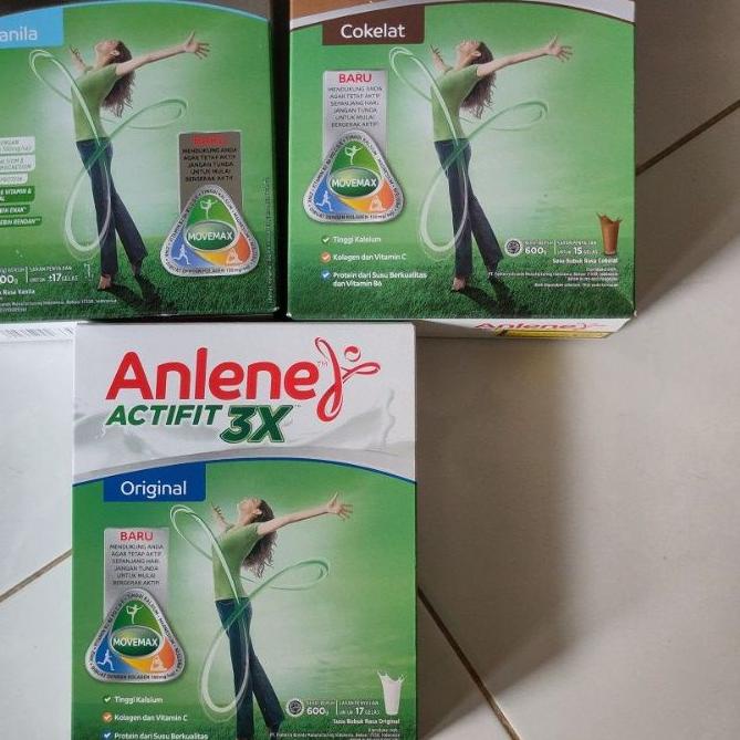 

3KD✧ ANLENE ACTIFIT 600gr VANILLA/ORIGINAL/COKLAT SEGERA BELI