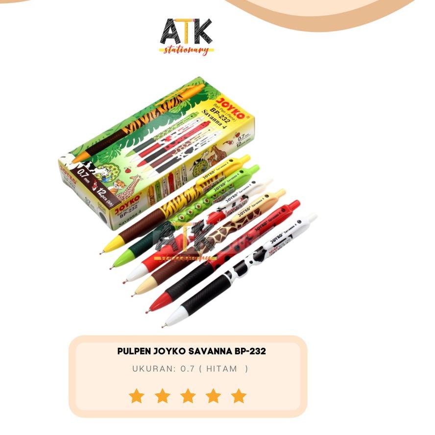 

Miliki Pulpen Joyko Savanna 4 BP-232 Atk