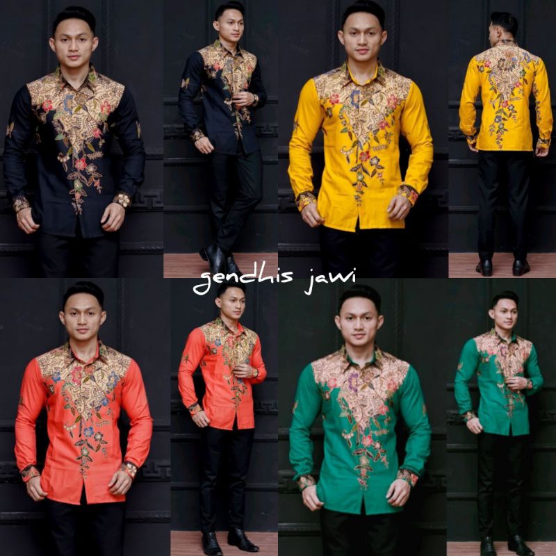 KEMEJA BATIK PRIA MODERN GENDHIS JAWI