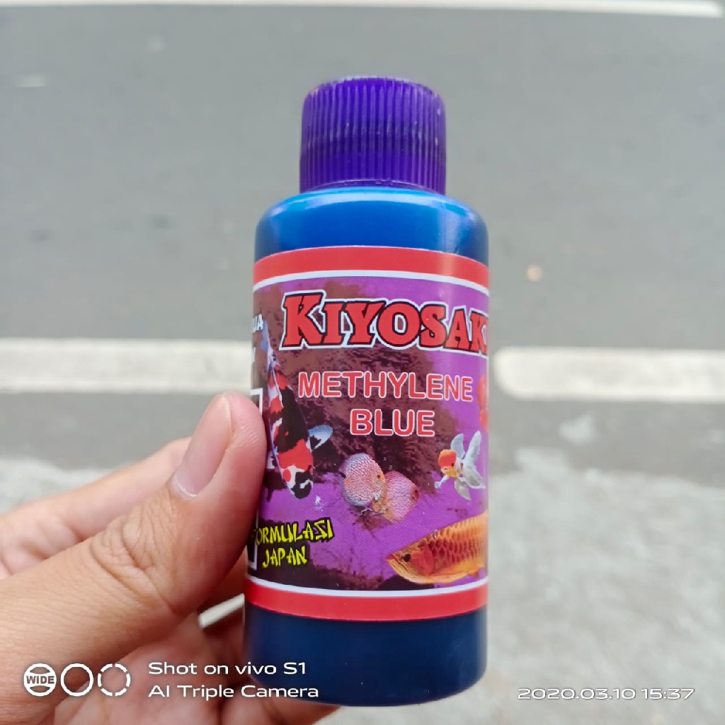 Methylene Blue Fish - Obat Biru Ikan Cupang Obat Ikan Hias Anti Jamur Spot