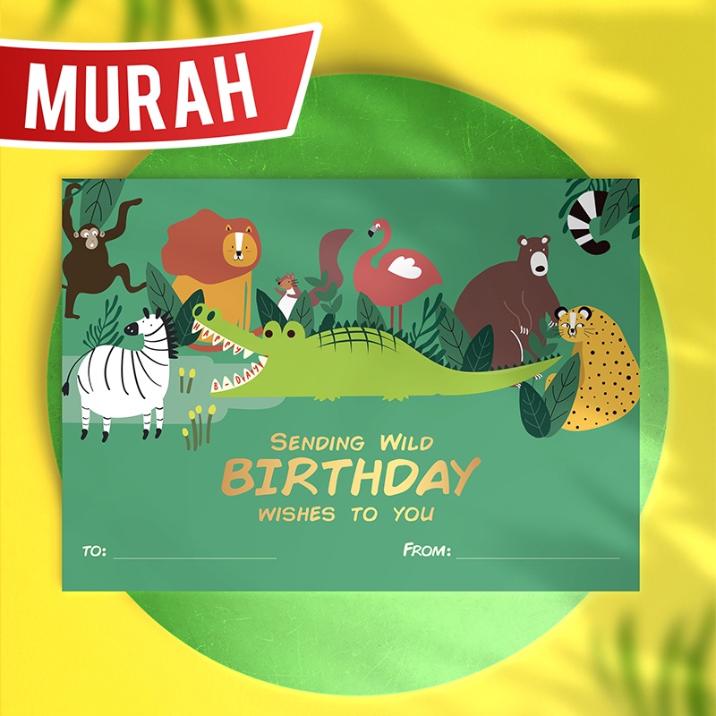 

KARTU ULANG TAHUN LUCU ANAK LAKI-LAKI| BIRTHDAY CARD MURAH LUCU | GREETING CARD | KERTAS TEBAL / 1 SISI