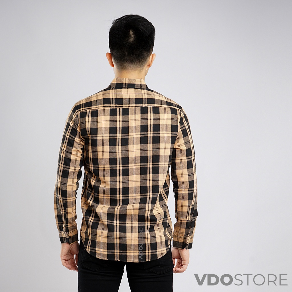 KEMEJA FLANEL PRIA 11B CLASSIC PEACHY - M L XL XXL 3XL - KEMEJA LENGAN PANJANG VDOSTORE DEWASA BAJU FLANNEL TANGAN PANJANG HITAM NAVY ABU MOTIF KEMEJA COWOK MURAH DEWASA SANTAI TEBAL KUALITAS IMPORT BAJU CATUR PANEL FANEL