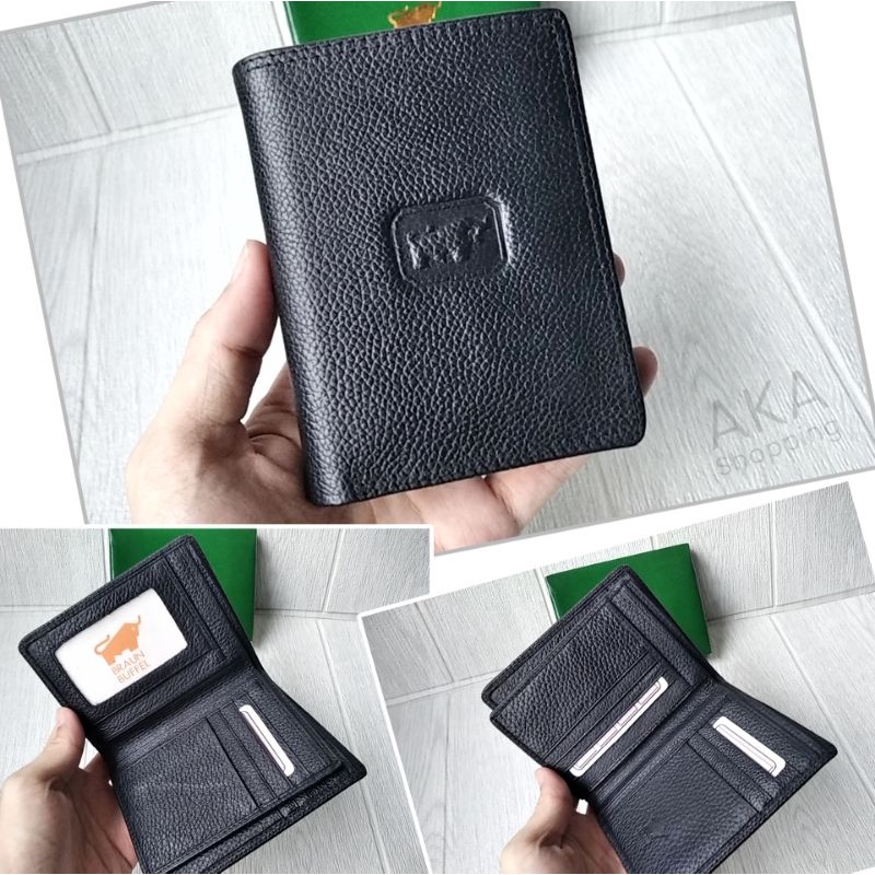 [DPT KLT04] Dompet Lipat 3D Tiga Dimensi Kulit Sapi Asli Model Vertikal/Horizontal