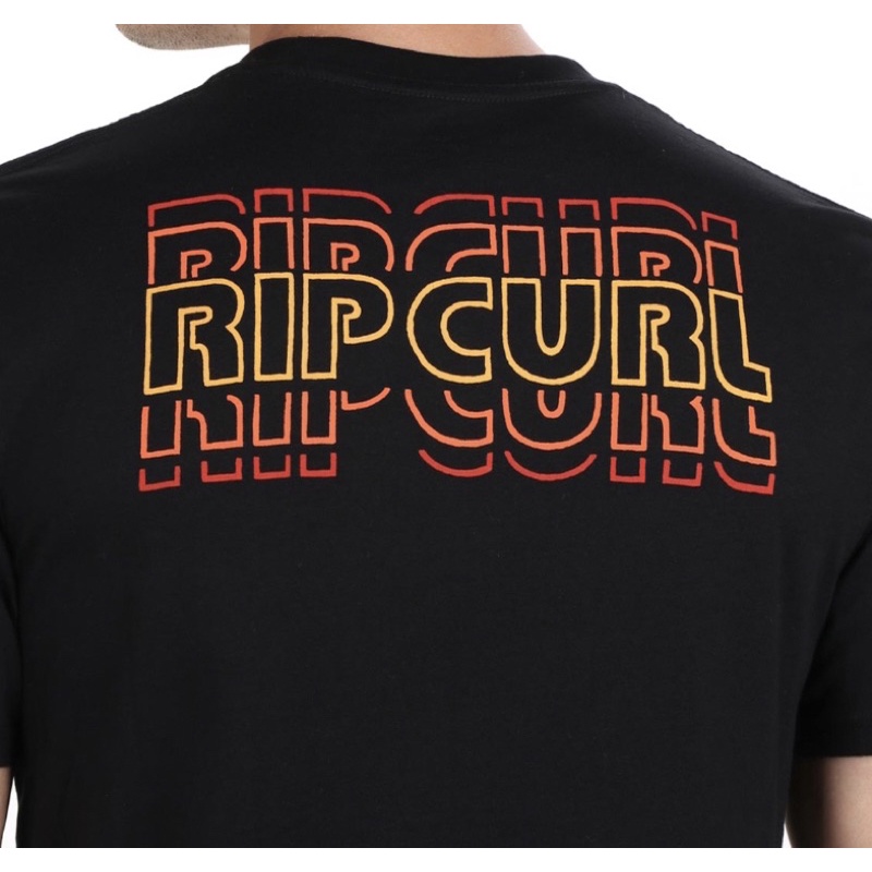 RIPCURL baju kaos surf revival repeater hitam NEW ARRIVAL SALE ORIGINAL 100%