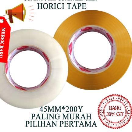 

ㅘ Murah Super Clean FULL 45mmx200Y LAKBAN BENING dan Coklat HORICI TAPE DAN HOKI TAPE/ISOLASI め