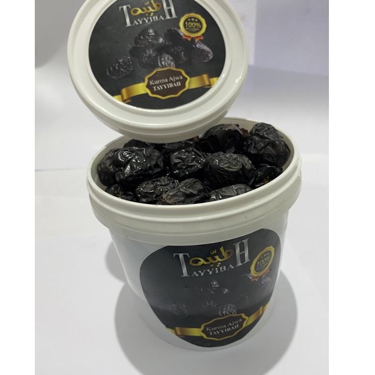 

TERBAIK Kurma Ajwa Ember 850gram Madinah aliyah ☄ 853